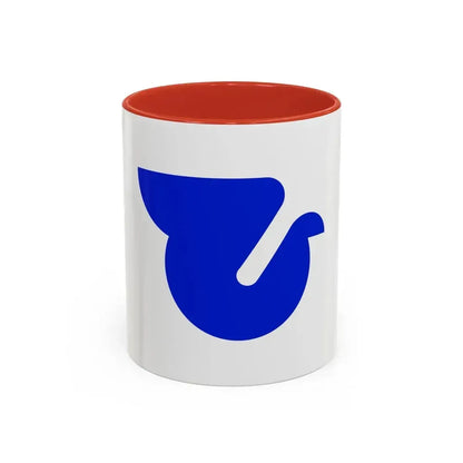 Flag of Higashiosaka Osaka Japan - Accent Coffee Mug 11oz Red - Go Mug Yourself