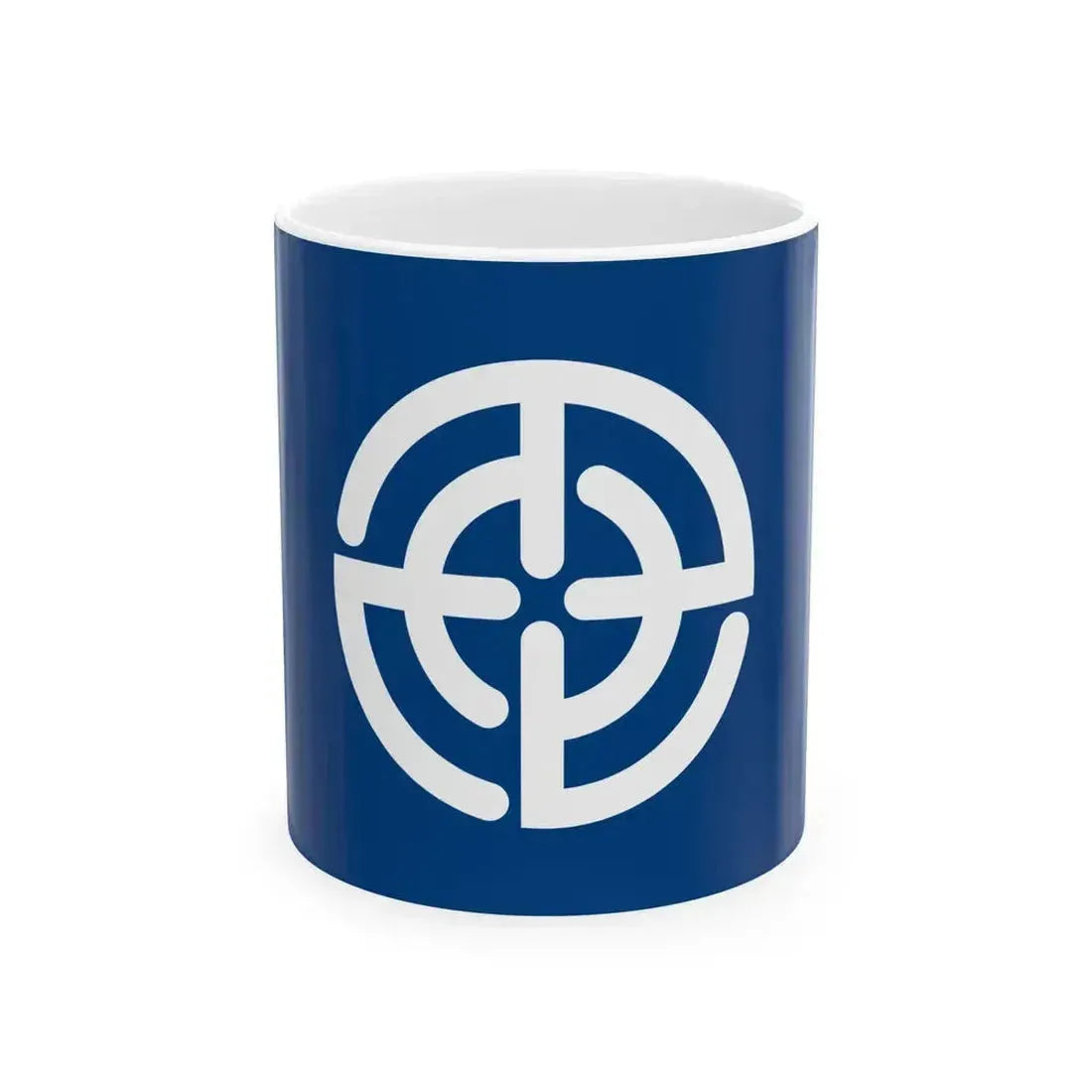 Flag of Higashisefuri Saga 1911-2006 (Japan) White Coffee Mug 11oz - Go Mug Yourself