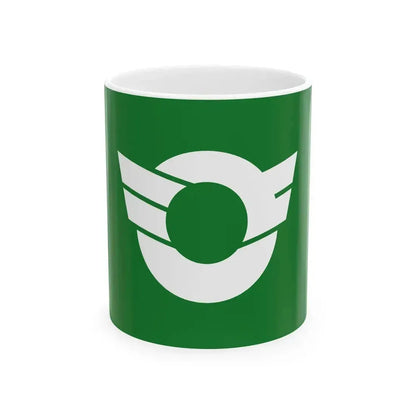 Flag of Higashishirakawa Gifu (Japan) White Coffee Mug 11oz - Go Mug Yourself