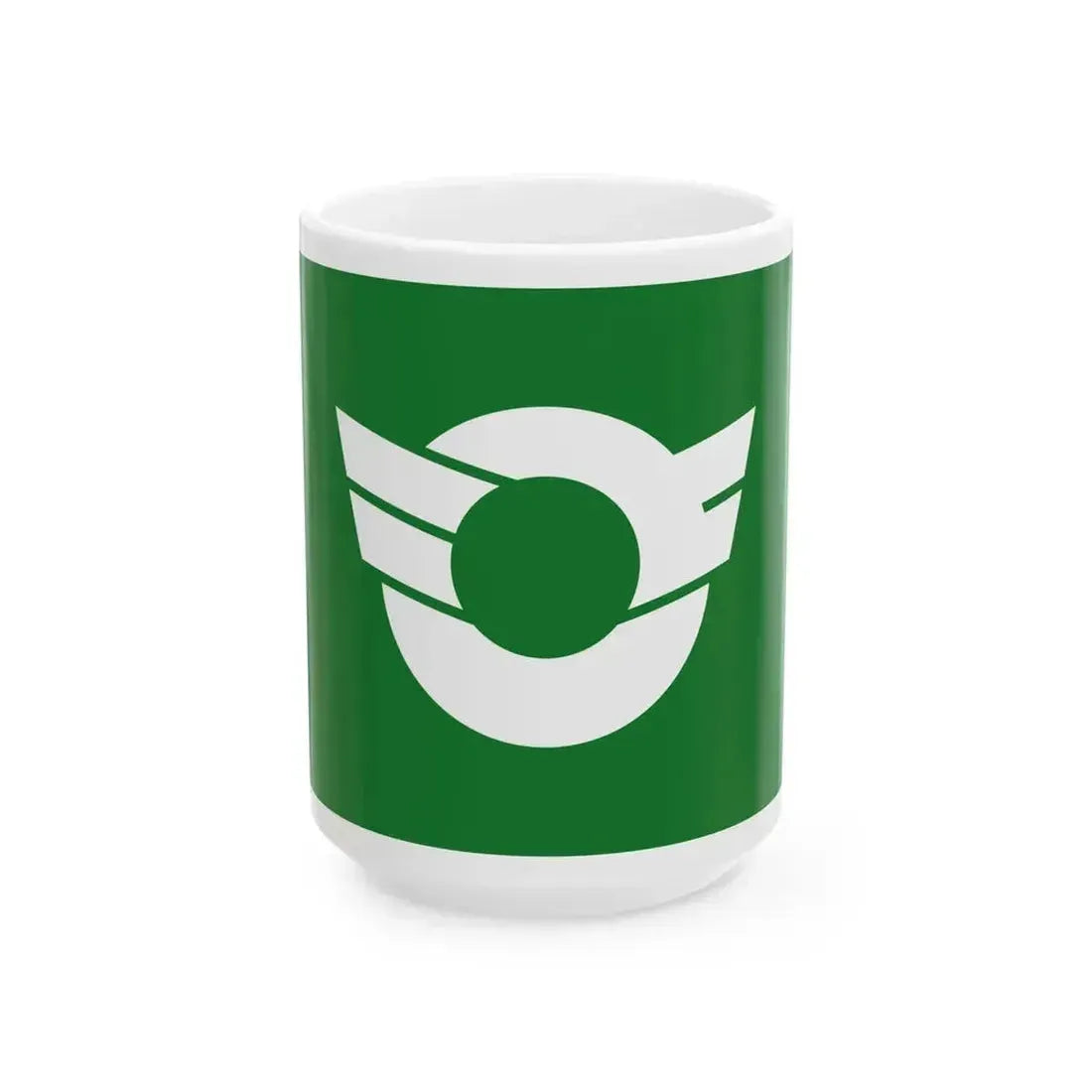 Flag of Higashishirakawa Gifu (Japan) White Coffee Mug 15oz - Go Mug Yourself