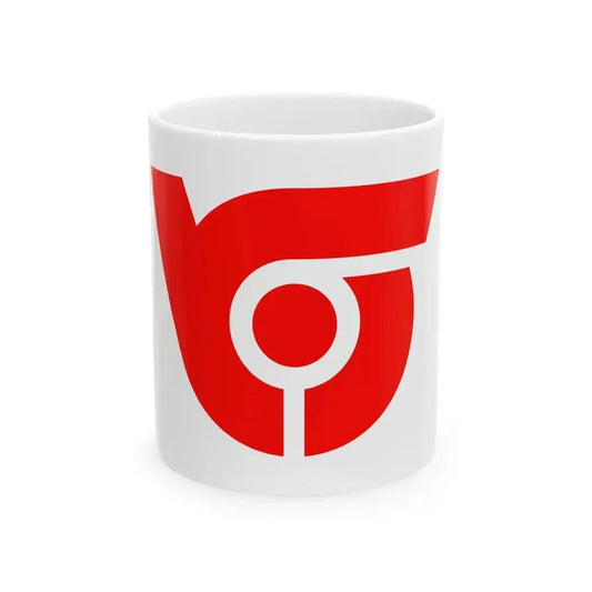 Flag of Higashisonogi Nagasaki (Japan) White Coffee Mug 11oz - Go Mug Yourself