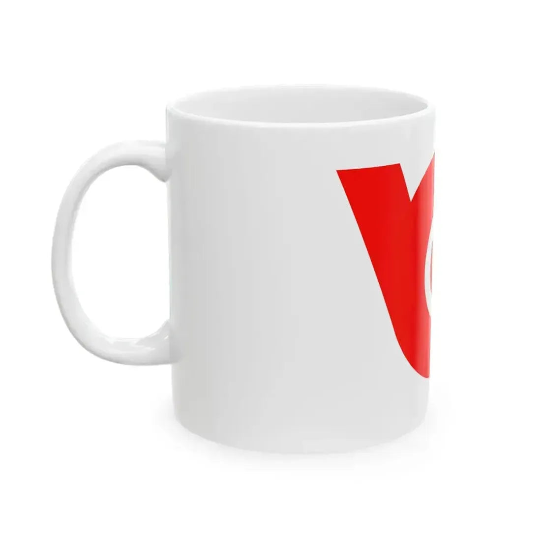 Flag of Higashisonogi Nagasaki (Japan) White Coffee Mug - Go Mug Yourself