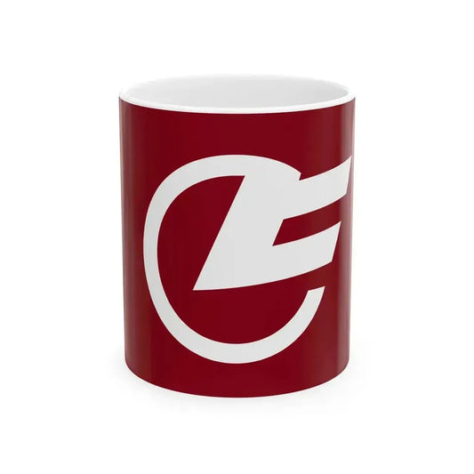 Flag of Higashiyama Iwate 1963-2005 (Japan) White Coffee Mug 11oz - Go Mug Yourself