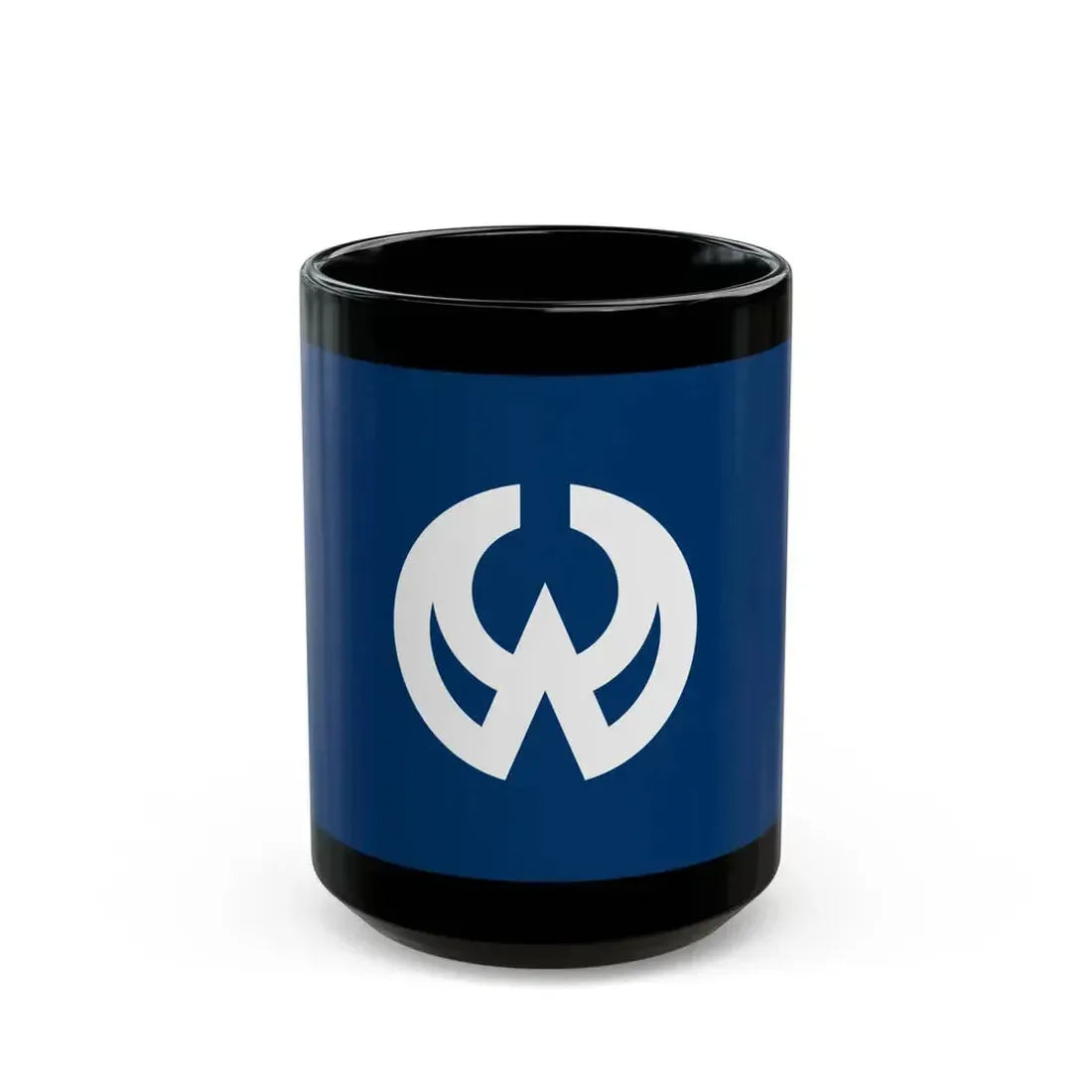 Flag of Higashiyamato Tokyo Japan - Black Coffee Mug 15oz - Go Mug Yourself