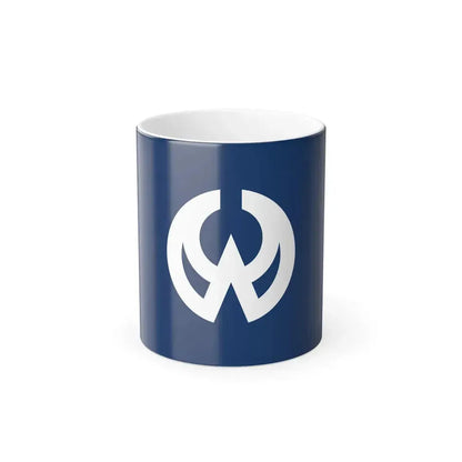 Flag of Higashiyamato Tokyo Japan - Color Changing Coffee Mug 11oz - Go Mug Yourself