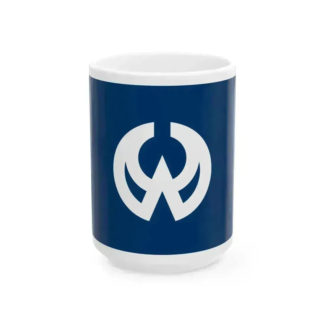 Flag of Higashiyamato Tokyo (Japan) White Coffee Mug 15oz - Go Mug Yourself