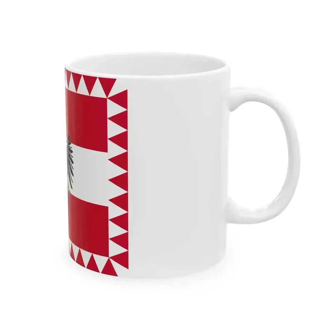 Flag of High Officials of the Federal State of Austria (Austria) White Coffee Mug - Go Mug Yourself