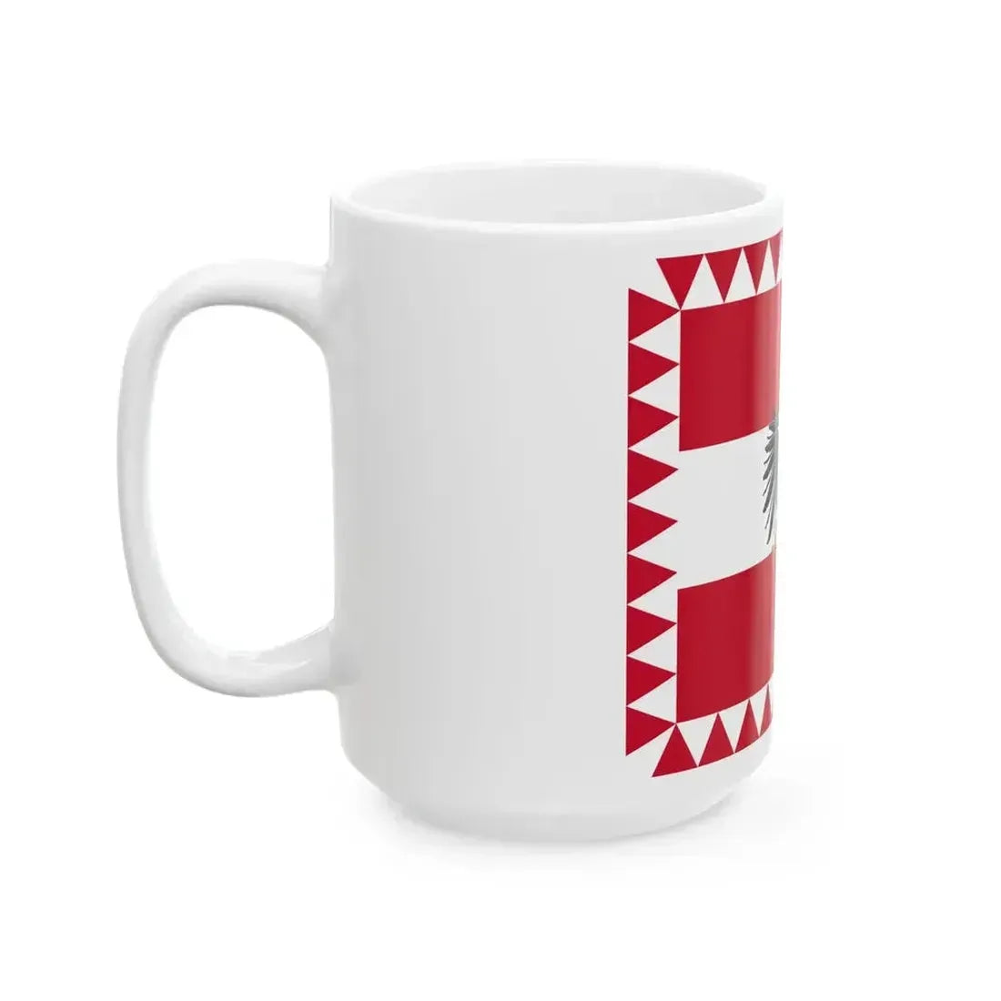 Flag of High Officials of the Federal State of Austria (Austria) White Coffee Mug - Go Mug Yourself