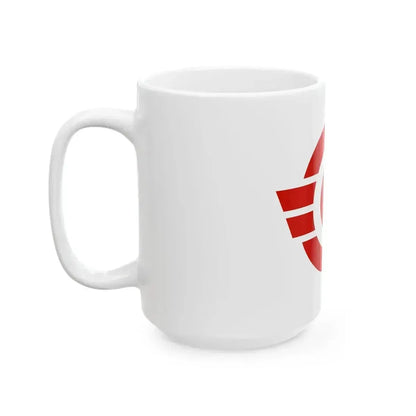 Flag of Hiji Oita (Japan) White Coffee Mug - Go Mug Yourself