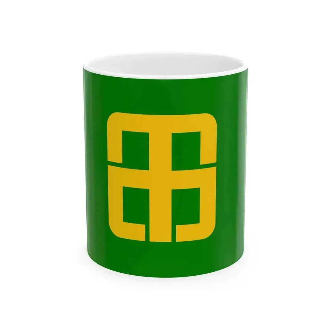 Flag of Hikata Chiba 1970-2005 (Japan) White Coffee Mug 11oz - Go Mug Yourself