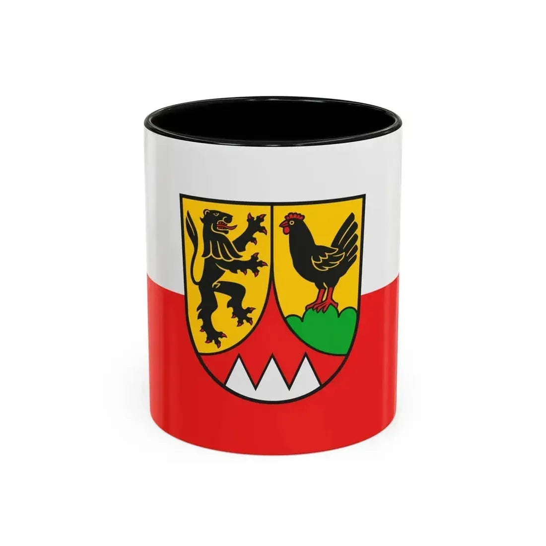 Flag of Hildburghausen Germany - Accent Coffee Mug 11oz Black - Go Mug Yourself