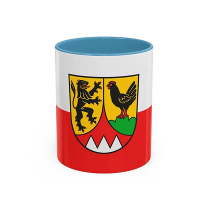 Flag of Hildburghausen Germany - Accent Coffee Mug 11oz Light Blue - Go Mug Yourself