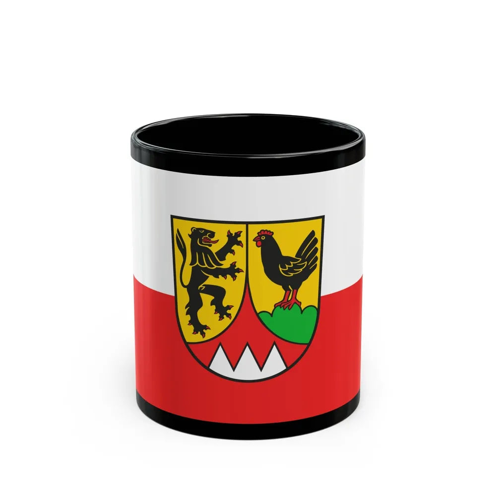 Flag of Hildburghausen Germany - Black Coffee Mug-11oz-Go Mug Yourself