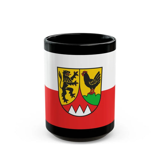 Flag of Hildburghausen Germany - Black Coffee Mug-15oz-Go Mug Yourself