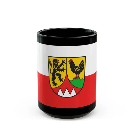 Flag of Hildburghausen Germany - Black Coffee Mug 15oz - Go Mug Yourself