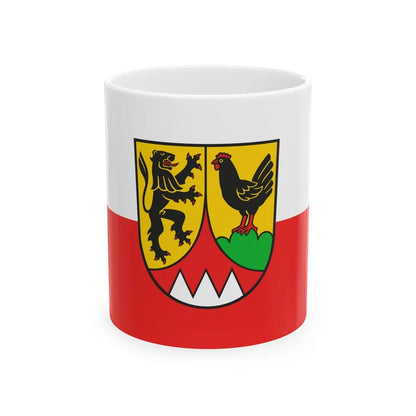 Flag of Hildburghausen Germany - White Coffee Mug-11oz-Go Mug Yourself