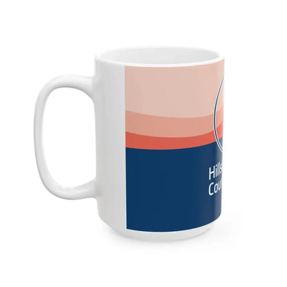 Flag of Hillsborough County Florida (United States) White Coffee Mug - Go Mug Yourself