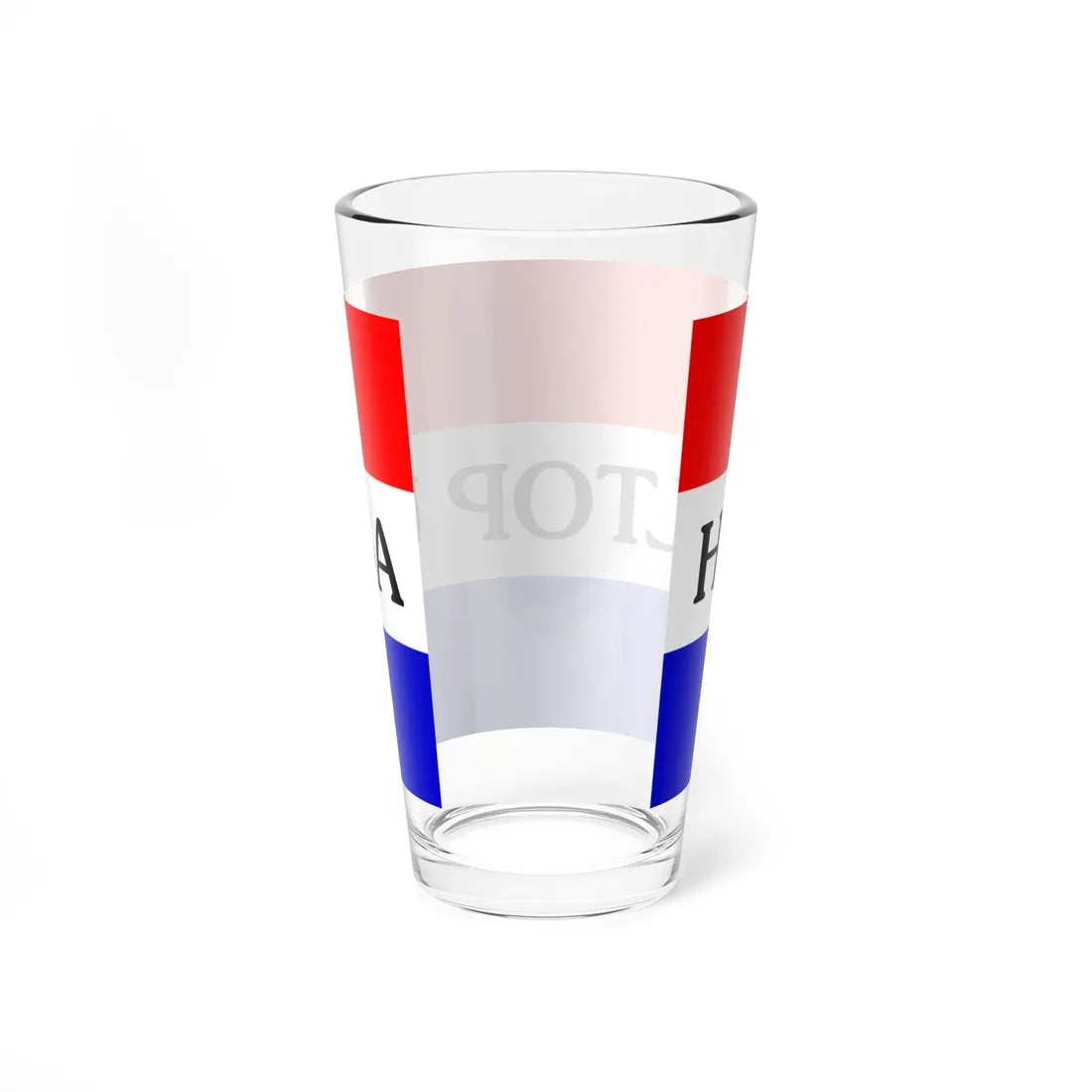 Flag of Hilltop Ohio (United States) Pint Glass 16oz - Go Mug Yourself