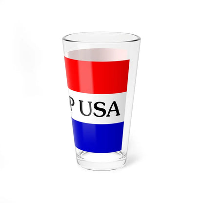 Flag of Hilltop Ohio (United States) Pint Glass 16oz - Go Mug Yourself