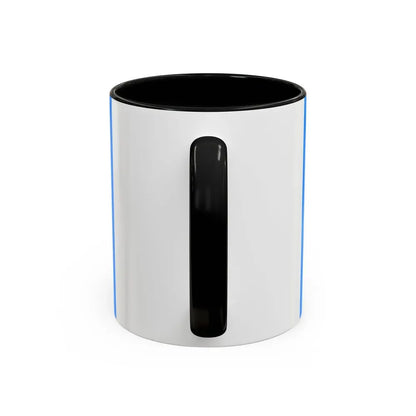 Flag of Hilversum the largest city of the Gooi area Netherlands - Accent Coffee Mug - Go Mug Yourself
