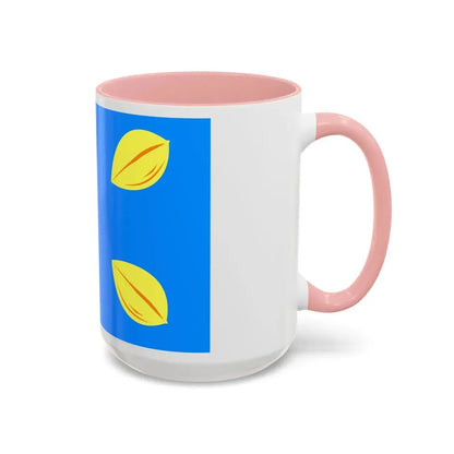 Flag of Hilversum the largest city of the Gooi area Netherlands - Accent Coffee Mug - Go Mug Yourself