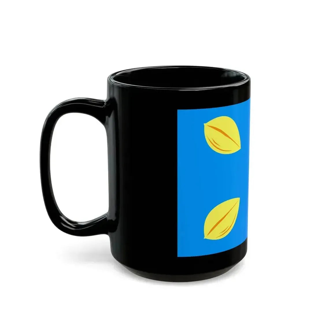 Flag of Hilversum the largest city of the Gooi area Netherlands - Black Coffee Mug - Go Mug Yourself