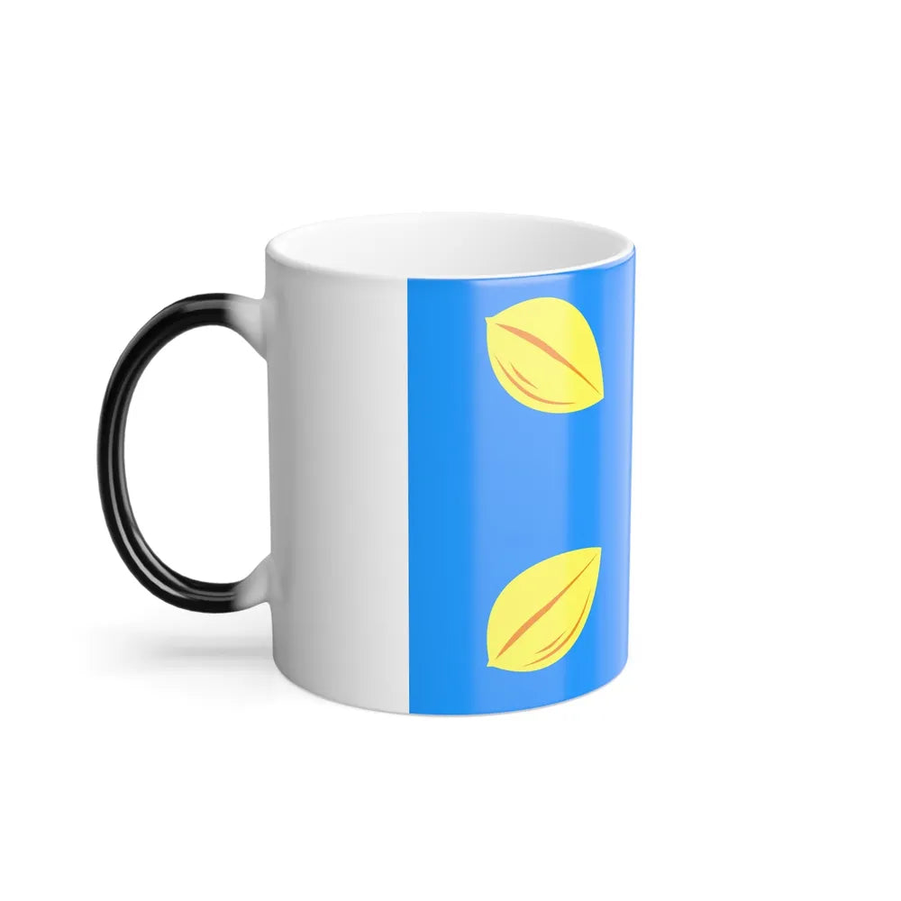 Flag of Hilversum the largest city of the Gooi area Netherlands - Color Changing Coffee Mug-Go Mug Yourself