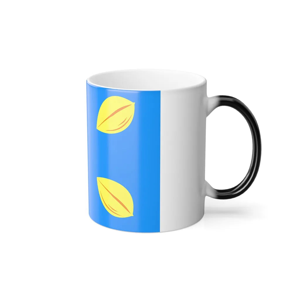 Flag of Hilversum the largest city of the Gooi area Netherlands - Color Changing Coffee Mug-Go Mug Yourself