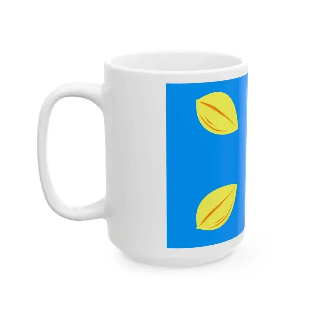 Flag of Hilversum the largest city of the Gooi area Netherlands - White Coffee Mug - Go Mug Yourself