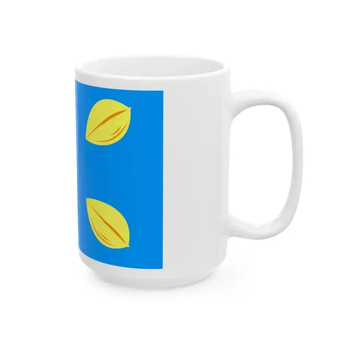 Flag of Hilversum the largest city of the Gooi area Netherlands - White Coffee Mug - Go Mug Yourself