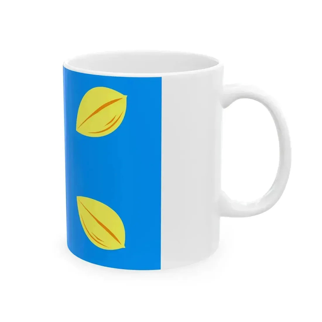 Flag of Hilversum the largest city of the Gooi area Netherlands - White Coffee Mug - Go Mug Yourself