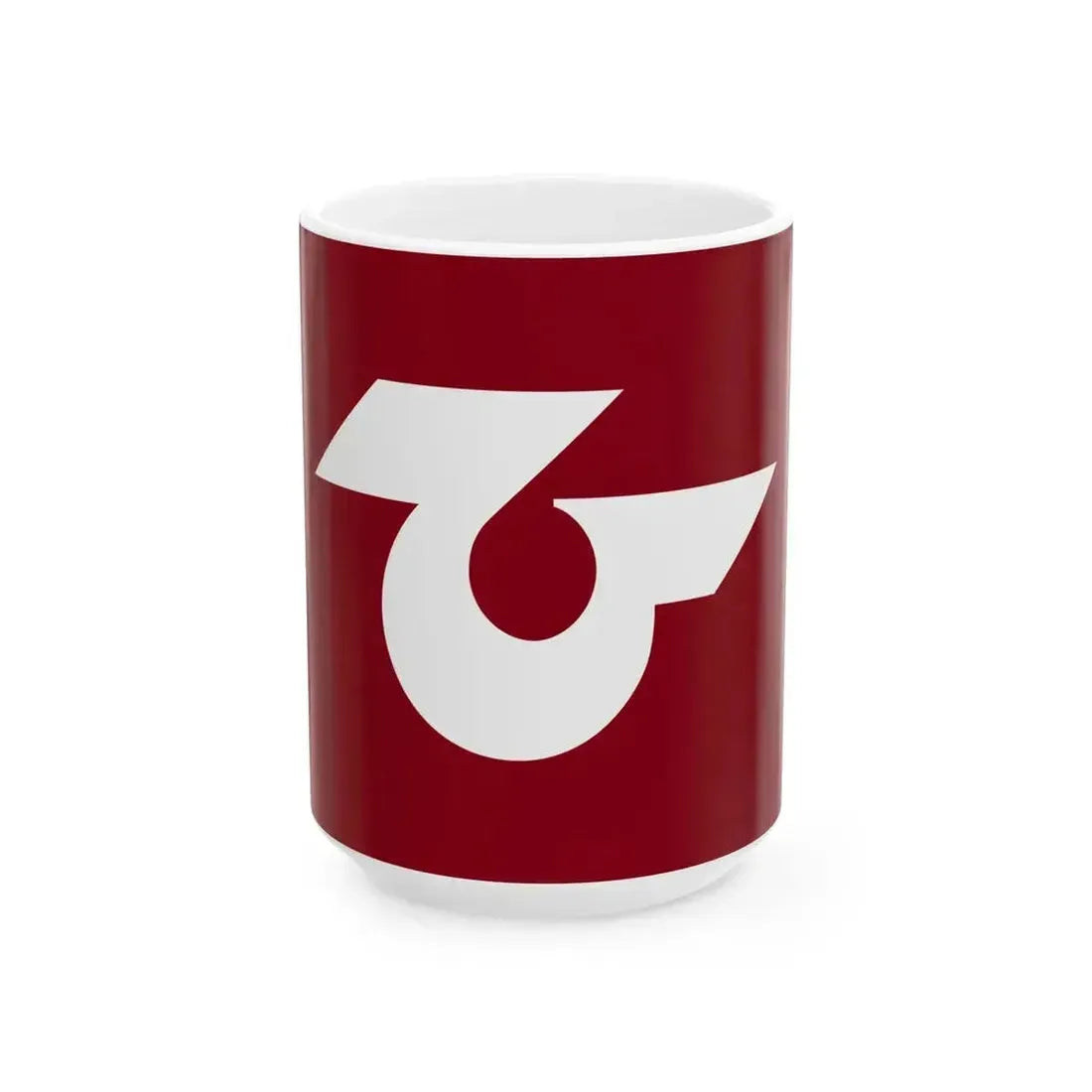 Flag of Himedo Kumamoto 1979-2004 (Japan) White Coffee Mug 15oz - Go Mug Yourself