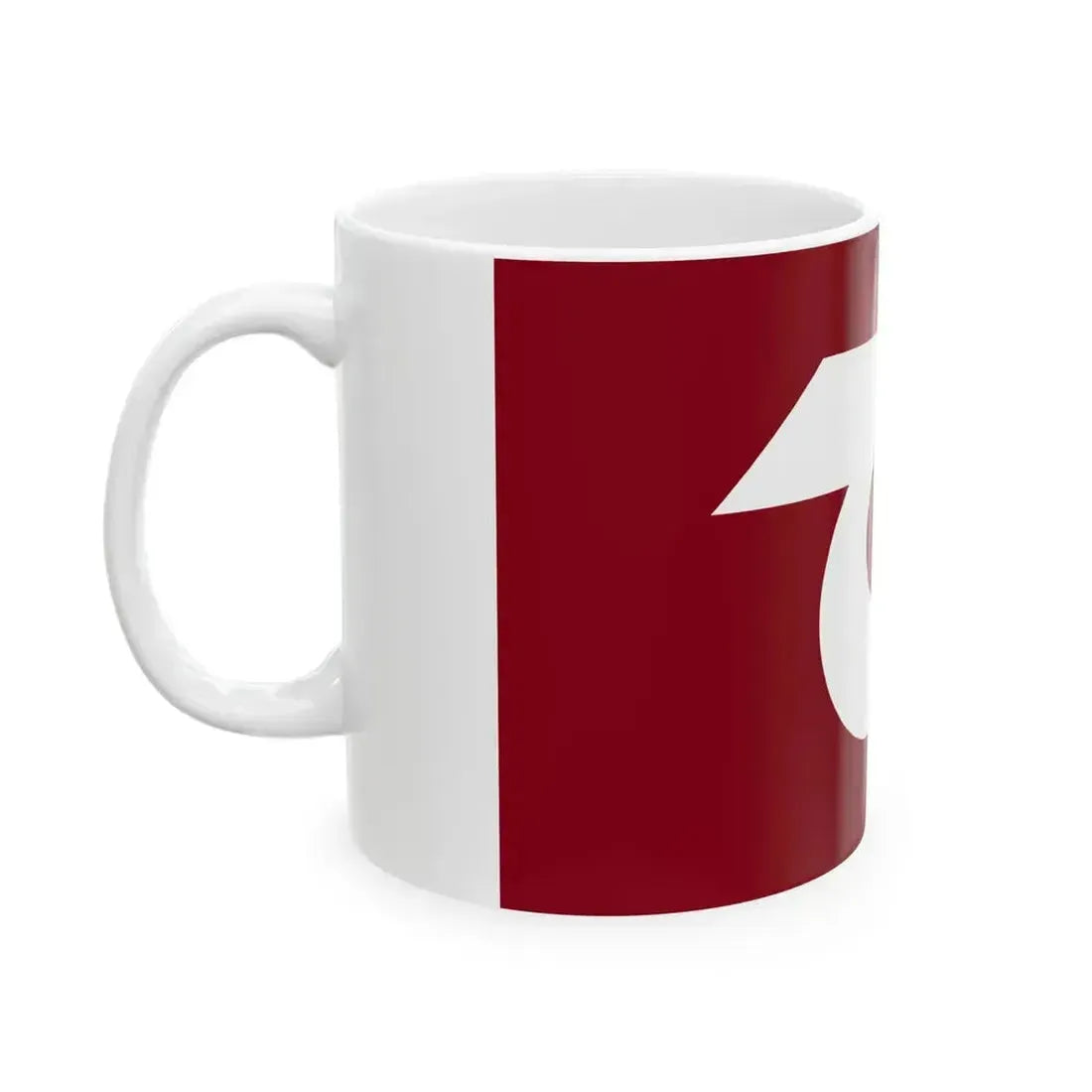 Flag of Himedo Kumamoto 1979-2004 (Japan) White Coffee Mug - Go Mug Yourself