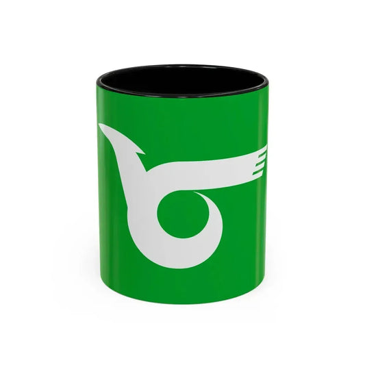 Flag of Himeji Hyogo Japan - Accent Coffee Mug 11oz Black - Go Mug Yourself