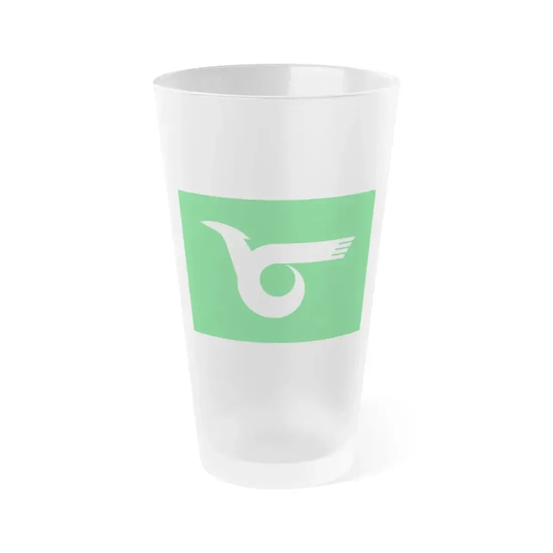 Flag of Himeji Hyogo Japan - Frosted Pint Glass 16oz 16oz Frosted - Go Mug Yourself