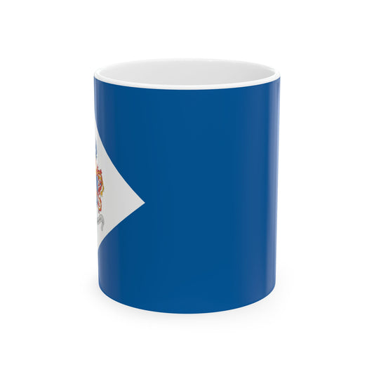 Flag of Himeshaza (Hungary) White Coffee Mug-11oz-Go Mug Yourself