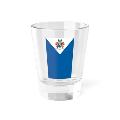Flag of Himeshaza vertical (Hungary) Shot Glass 1.5oz 1.5oz - Go Mug Yourself
