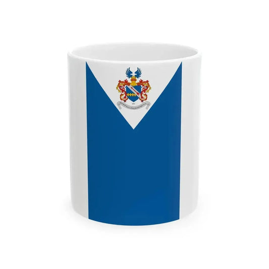 Flag of Himeshaza vertical (Hungary) White Coffee Mug 11oz - Go Mug Yourself