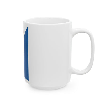 Flag of Himeshaza vertical (Hungary) White Coffee Mug-Go Mug Yourself