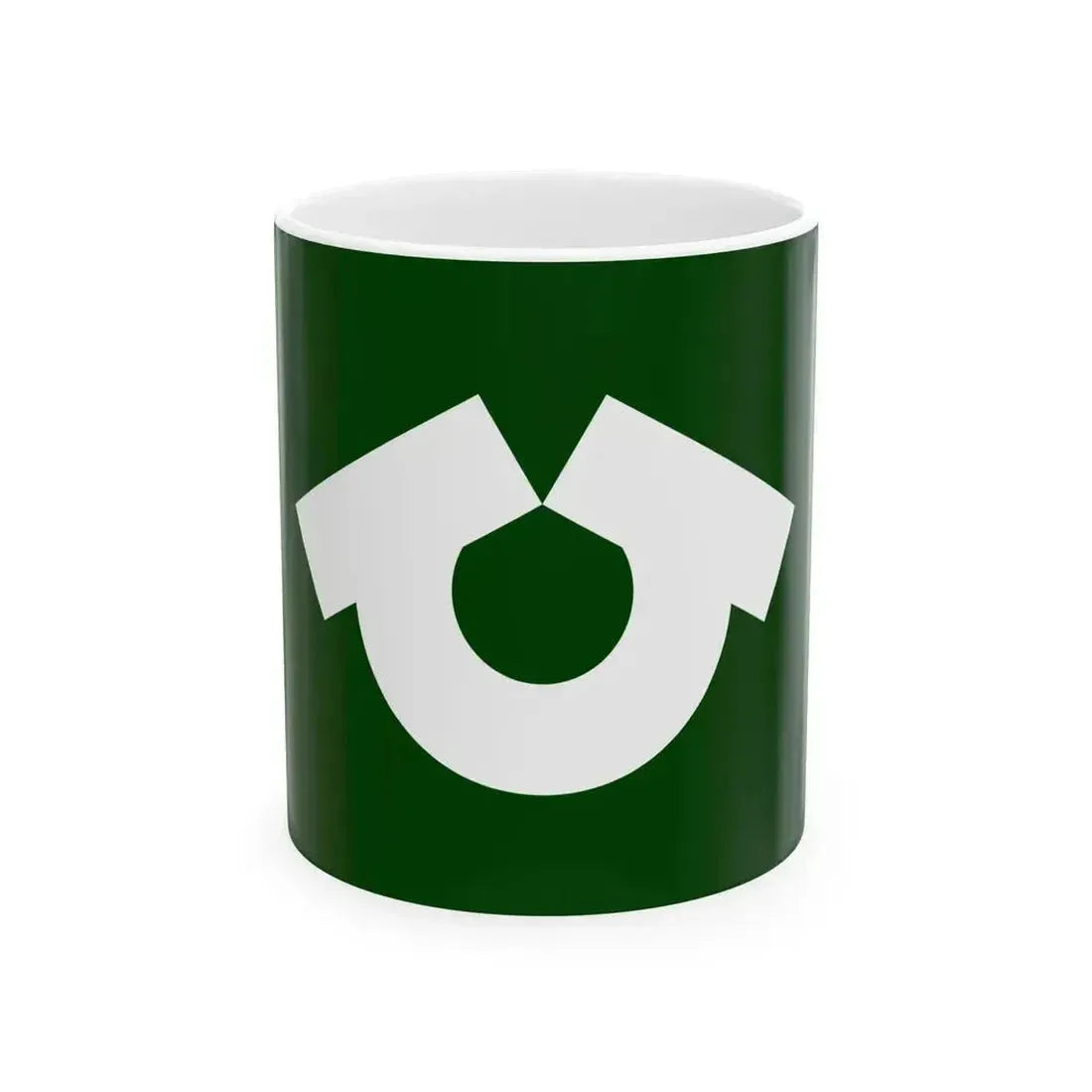 Flag of Hino Shiga (Japan) White Coffee Mug 11oz - Go Mug Yourself