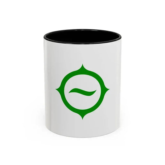 Flag of Hino Tokyo Japan - Accent Coffee Mug 11oz Black - Go Mug Yourself