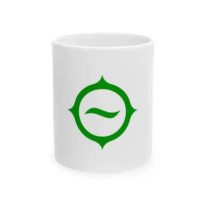 Flag of Hino Tokyo (Japan) White Coffee Mug 11oz - Go Mug Yourself