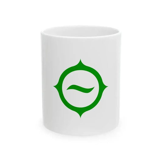 Flag of Hino Tokyo Japan - White Coffee Mug 11oz - Go Mug Yourself