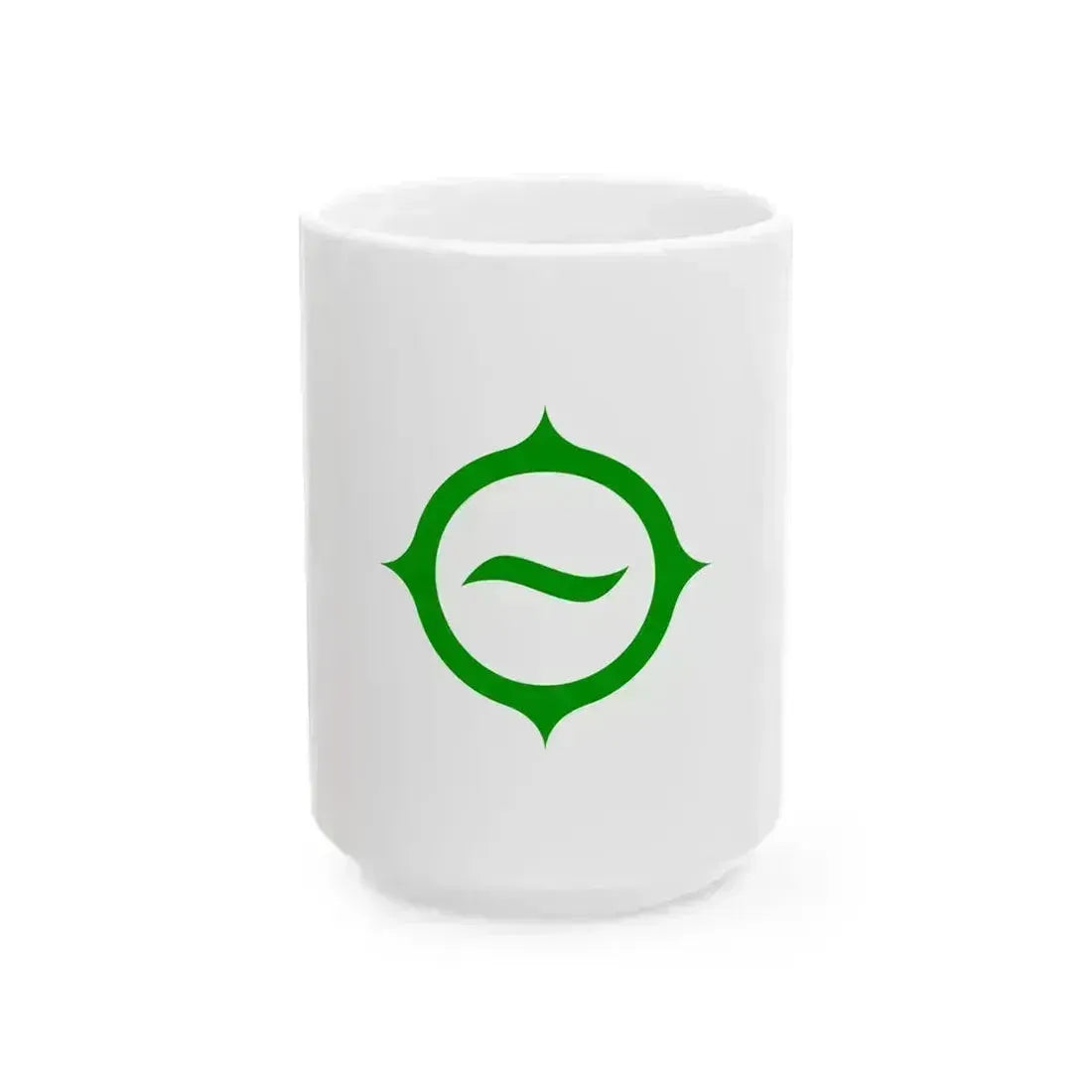 Flag of Hino Tokyo (Japan) White Coffee Mug 15oz - Go Mug Yourself