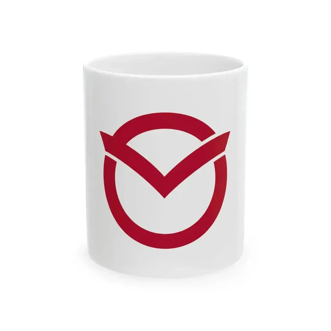 Flag of Hino Tottori (Japan) White Coffee Mug 11oz - Go Mug Yourself