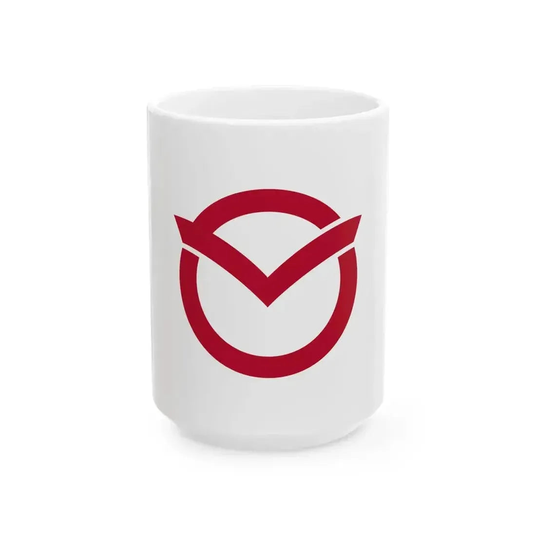 Flag of Hino Tottori (Japan) White Coffee Mug 15oz - Go Mug Yourself