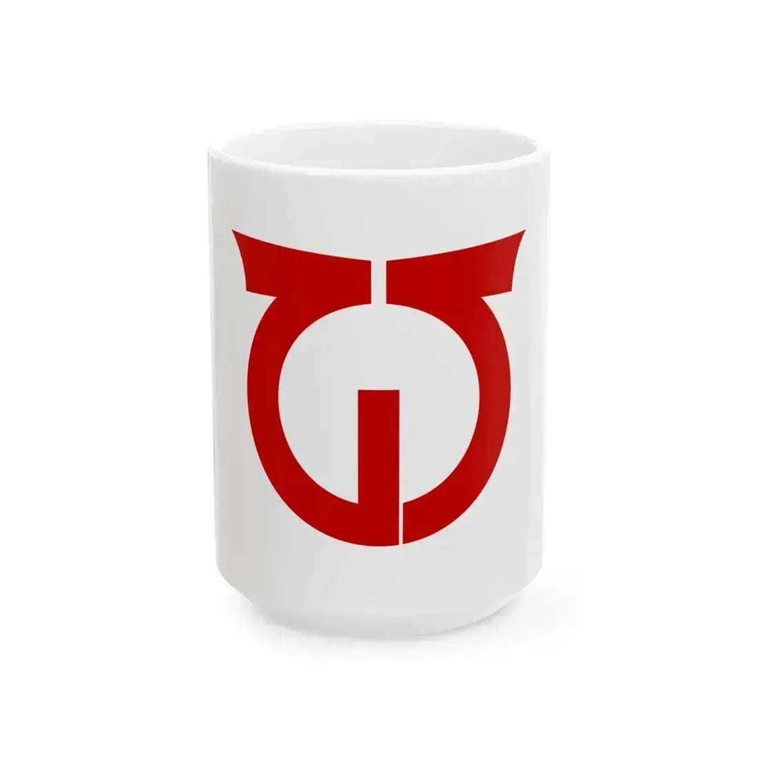 Flag of Hinoemata Fukushima (Japan) White Coffee Mug 15oz - Go Mug Yourself