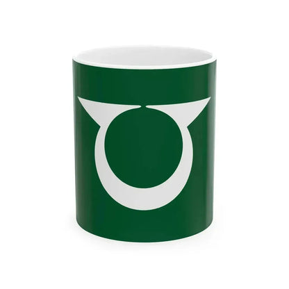 Flag of Hinohara Tokyo (Japan) White Coffee Mug 11oz - Go Mug Yourself