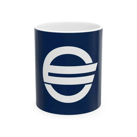 Flag of Hinokage Miyazaki (Japan) White Coffee Mug 11oz - Go Mug Yourself