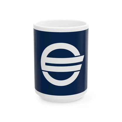 Flag of Hinokage Miyazaki (Japan) White Coffee Mug 15oz - Go Mug Yourself